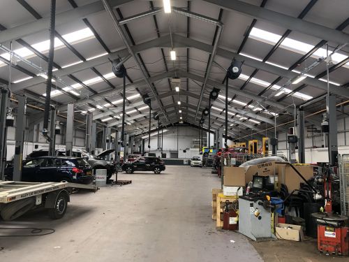 Click Here To Enlarge This Photo Of Car Workshop Refurbishment & New Build Showroom